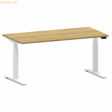 5901747585797 - Schreibtisch eModel 20 810057870 elektrisch höhenverstellbar 180x100cm (BxT) rechteckig hickory Weiß 5901747585797 Nowy S 5901747585797 - Schreibtisch eModel 20 810057870 elektrisch höhenverstellbar 180x100cm (BxT) rechteckig hickory Weiß 5901747585797 Nowy S