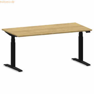 5901747585834 - Schreibtisch eModel 20 810057970 höhenverstellbar 180x100cm (BxT) rechteckig hickory jet schwarz 5901747585834 Nowy Styl 5901747585834 - Schreibtisch eModel 20 810057970 höhenverstellbar 180x100cm (BxT) rechteckig hickory jet schwarz 5901747585834 Nowy Styl