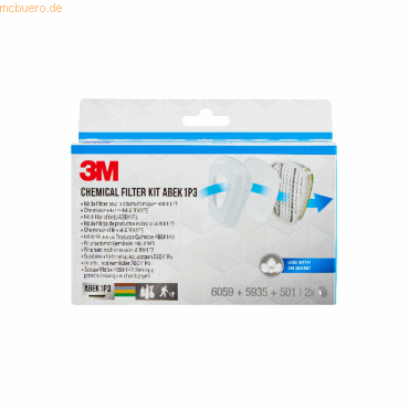 5902658111396 - Filterkit ABEK1P3 6004PRO1 5902658111396 3M 5902658111396 - Filterkit ABEK1P3 6004PRO1 5902658111396 3M