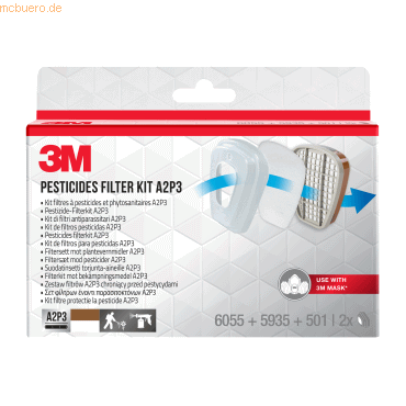 5902658117367 - Filterkit Pestizid A2P3 6003BC1 5902658117367 3M 5902658117367 - Filterkit Pestizid A2P3 6003BC1 5902658117367 3M