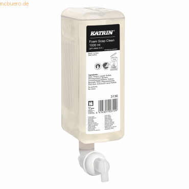 6414301003136 - Seifenschaum Pure Neutral Nachfüllung Schaum 6414301003136 Katrin 6414301003136 - Seifenschaum Pure Neutral Nachfüllung Schaum 6414301003136 Katrin
