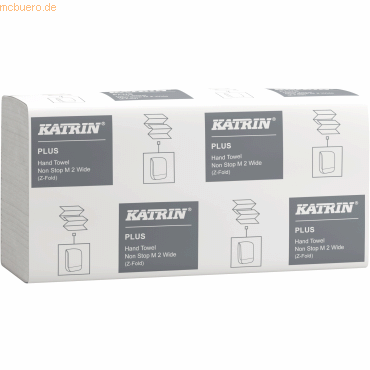 6414301061587 - Papierhandtuch Plus Non Stop M2 wide 2lagig Z-Falzung 24 x 24 cm 6414301061587 KATRIN 61587 2400 Blatt 6414301061587 - Papierhandtuch Plus Non Stop M2 wide 2lagig Z-Falzung 24 x 24 cm 6414301061587 KATRIN 61587 2400 Blatt