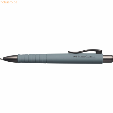 6933256643407 - Kugelschreiber POLY BALL 06mm XB blau dokumentenecht Farbe des Schaftes stone grey 6933256643407 Faber-Castell