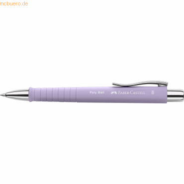 6933256654595 - FABER-CASTELL Kugelschreiber POLY BALL Colous XB sweet lilac Schreibfarbe blau 1 St