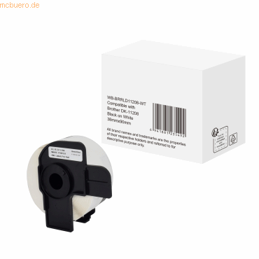 6941881235492 - QL Etikettenrolle Kompatibel Brother DK-11208 5D11208-WT Selbsthaftend Schwarz auf Weiß 100 x 91 mm 400 Etiketten 6941881235492 - QL Etikettenrolle Kompatibel Brother DK-11208 5D11208-WT Selbsthaftend Schwarz auf Weiß 100 x 91 mm 400 Etiketten