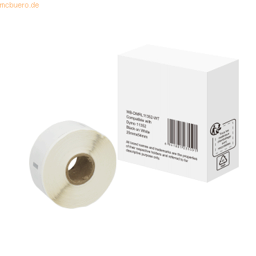 6941881235591 - LW Etikettenrolle Kompatibel DYMO 11352 5D11352-WT Selbsthaftend Schwarz auf Weiß 76 mm 500 Etiketten 6941881235591 - LW Etikettenrolle Kompatibel DYMO 11352 5D11352-WT Selbsthaftend Schwarz auf Weiß 76 mm 500 Etiketten