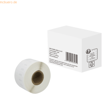 6941881235614 - LW Etikettenrolle Kompatibel DYMO 99012 5DY99012-WT Selbsthaftend Schwarz auf Weiß 89 x 36 mm 260 Etiketten 6941881235614 - LW Etikettenrolle Kompatibel DYMO 99012 5DY99012-WT Selbsthaftend Schwarz auf Weiß 89 x 36 mm 260 Etiketten