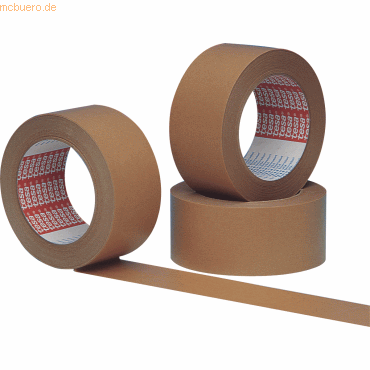 6 x Tesa Packband 50mmx50m Papier braun