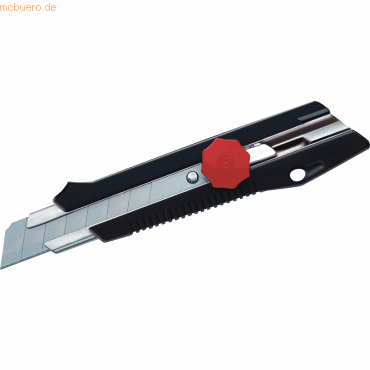 4011123215307 - Cutter 770500 schwarz rot 18mm Klinge 4011123215307 Ecobra