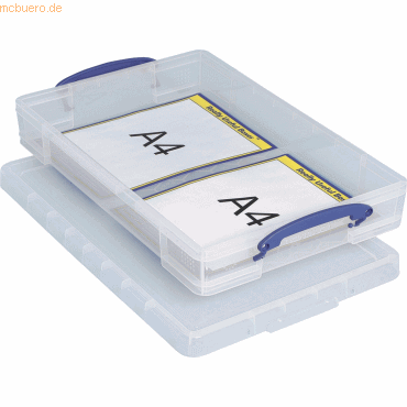 Really Useful Box Aufbewahrungsbox 10l 520x340x85mm PP transparent