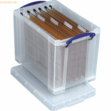 Really Useful Box Aufbewahrungsbox 19l 395x255x290mm PP transparent