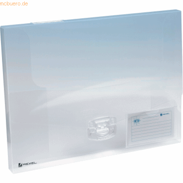 5028252255790 - Dokumentenbox Ice A4 PP Rückenbreite 25mm transparent