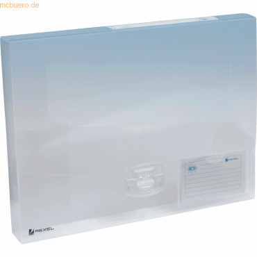 5028252255813 - 10 x Dokumentenbox A4 Ice PP Füllhöhe 40mm transparent