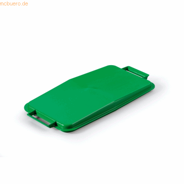 7318080497027 - Deckel grün mit Griffmulden für DURABIN 60 Liter