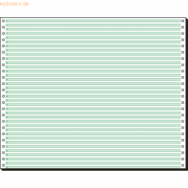 Sigel EDV-Papier 12x375mm mit Leselinien VE=2000 Blatt