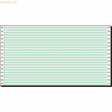 Sigel EDV-Papier 8x375mm mit Leselinien VE=2000 Blatt