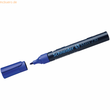 Schneider Permanentmarker 230 mit Rundspitze 1-3mm blau