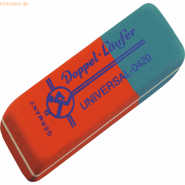 4006677004200 - Radierer f Bleistift Farbstift Tinte blau rot 75x24x10mm Univers 4006677004200 - Radierer f Bleistift Farbstift Tinte blau rot 75x24x10mm Univers