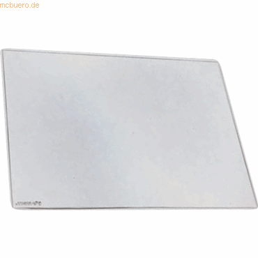 4006677437404 - Schreibunterlage Durella 70 x 50 cm (B x H) ohne Folienauflage Kunststoff transparent