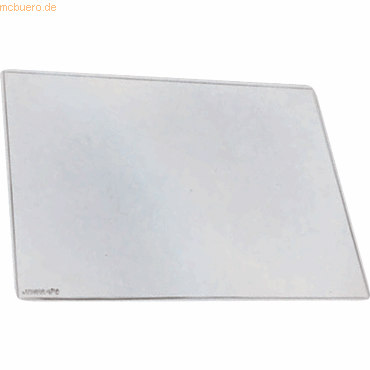 4006677437008 - Schreibunterlage Durella 70 x 50 cm (B x H) ohne Folienauflage Kunststoff transparent