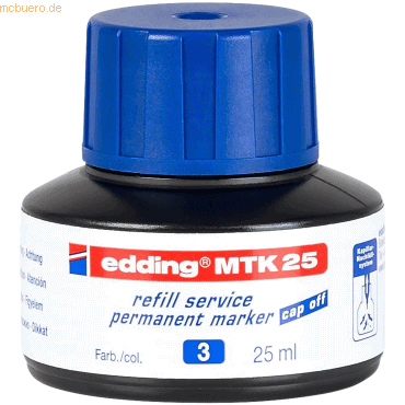 Edding Nachfülltinte edding MTK 25 refill service für edding Permanent