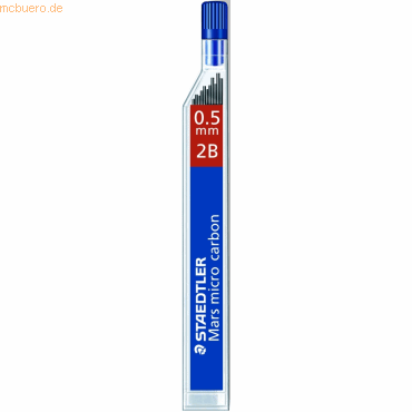 4007817213520 - STAEDTLER Ersatzminen für Druckbleistifte Mars micro carbon Ø 05 mm 12 Stk 2B