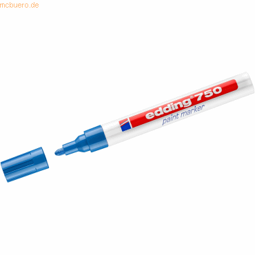 Edding Glanzlack-Marker edding 750 2-4mm blau