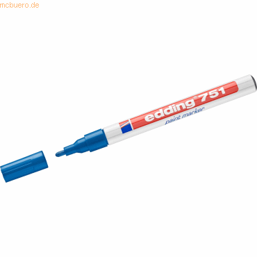 Edding Glanzlack-Marker edding 751 1-2mm blau