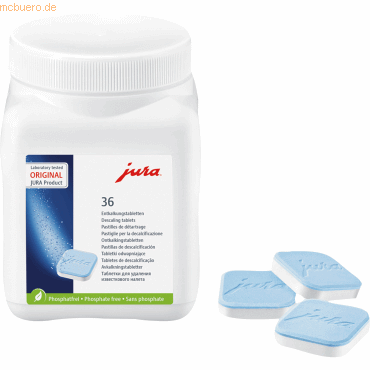 7610917707515 - JURA 70751 2-Phasen-Entkalkungstabletten (36 Stück Dose) phosphatfrei