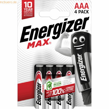 7638900438147 - Batterie Max Alkaline Micro AAA LR03 15 V 1250 mAh 7638900438147 4 Stück 7638900438147 - Batterie Max Alkaline Micro AAA LR03 15 V 1250 mAh 7638900438147 4 Stück