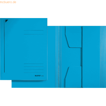 Leitz Jurismappe A4 320g/qm Karton blau