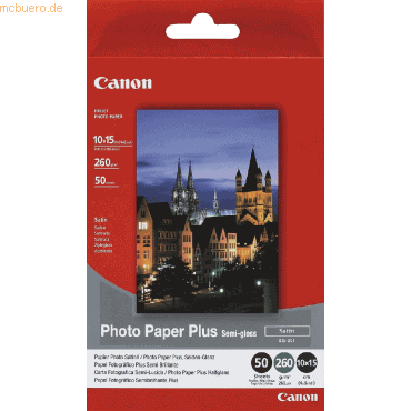 Canon Photopapier Plus SG-201 10x15cm semigloss VE=50 Blatt