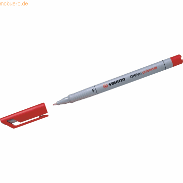 4006381114455 - Folienstift OHPen universal 852 F rot 07 mm non-permanent 4006381114455 Stabilo