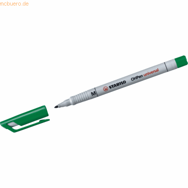 4006381114592 - Folienstift ® OHPen universal 1mm grün nicht dokumentenecht Schreibfarbe grün - Stabilo