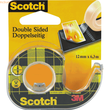 0051131598546 - Klebeband doppelseitig 665 12mm x 63m transparent im Abroller 0051131598546 Scotch