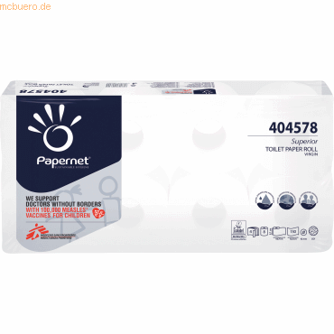 8013924445781 - Toilettenpapier Superior 404578 4-lagig weiß 150 Blatt Rolle 8013924445781 8 Rolle 8013924445781 - Toilettenpapier Superior 404578 4-lagig weiß 150 Blatt Rolle 8013924445781 8 Rolle