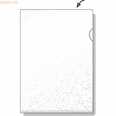 4013702515341 - Sichthüllen 21674090 A4 transparent genarbt oben & rechts offen 011mm 4013702515341 Hetzel