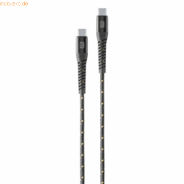 8018080372971 - Tetraforce Data Cable Strong 12m usb Typ-C Typ-C Black - Cellularline 8018080372971 - Tetraforce Data Cable Strong 12m usb Typ-C Typ-C Black - Cellularline