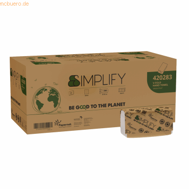8024929009090 - Falthandtuch Simplify 420283 2lg 10x206Bl 8024929009090 Sofidel SpA 2060 Blatt 8024929009090 - Falthandtuch Simplify 420283 2lg 10x206Bl 8024929009090 Sofidel SpA 2060 Blatt