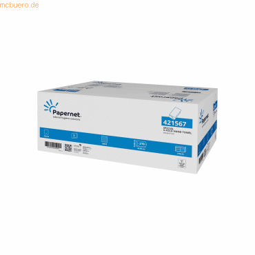 8024929009915 - Papernet Papierhandtuch 421567 V-Falz 2lg ws 24x23cm 15x210Bl 8024929009915 3150 Blatt 8024929009915 - Papernet Papierhandtuch 421567 V-Falz 2lg ws 24x23cm 15x210Bl 8024929009915 3150 Blatt