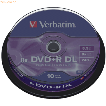 Verbatim DVD+R Double Layer 8X 8.5GB