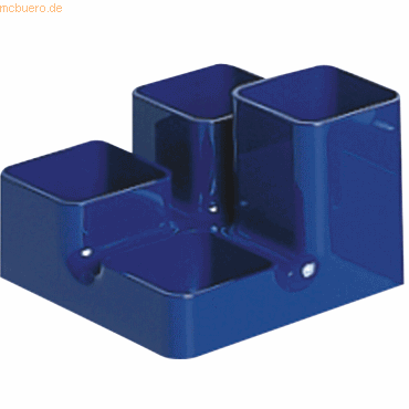 4006221234244 - Mm_unverified_brand - Stifteköcher Uni-Butler 13 x 9 x 13 cm (b x h x t) Polystyrol royalblau