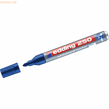 Edding Whiteboardmarker edding 250 nachfüllbar 1,5-3mm blau