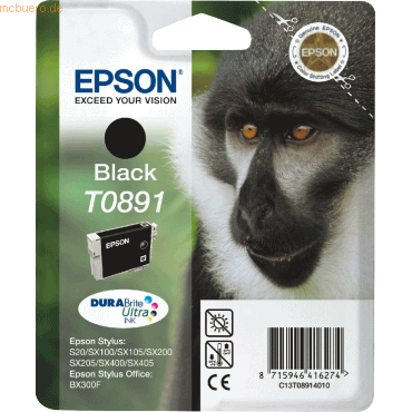 Epson Tintenpatrone Epson T08914010 schwarz