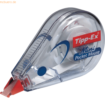 10 x Tipp-Ex Korrekturroller Tipp-ex Mini Pocket Mouse 5mmx5m
