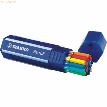 Stabilo Fasermaler Pen 68 VE=20 Farben