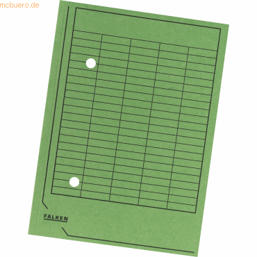 Falken Umlaufmappe A4 Karton 250g/qm grün