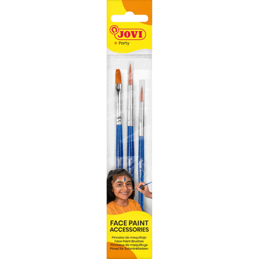 8412027031646 - FACE PAINT Schminkpinsel Beutel mit 3 Stück Schminkpinsel 8412027031646 Jovi 8412027031646 - FACE PAINT Schminkpinsel Beutel mit 3 Stück Schminkpinsel 8412027031646 Jovi