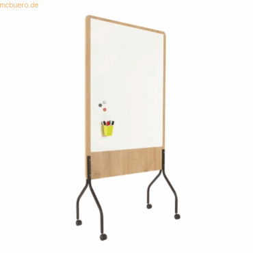 8427951810083 - Mobiles Whiteboard Natural drehbar magnethaftend Stahl auf Melaminholzplatte Tafelfläche mit B 1000 x H 1200 mm 8427951810083 - Mobiles Whiteboard Natural drehbar magnethaftend Stahl auf Melaminholzplatte Tafelfläche mit B 1000 x H 1200 mm