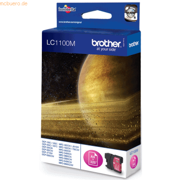 Brother Tintenpatrone Brother LC1100M magenta